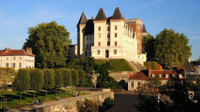 The park of the Castle of Pau