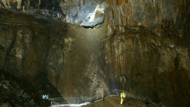 La gruta de La Verna