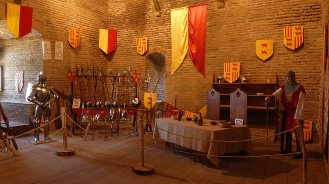 Inside of the Castle of Montaner