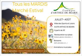 Marché estival - ARTHEZ-DE-BEARN