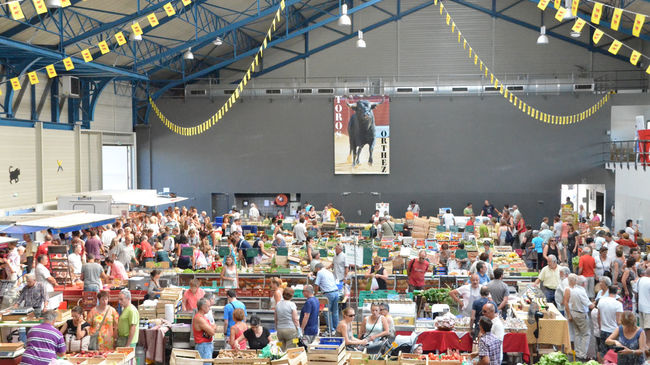 The market of Orthez