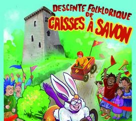 Descente folklorique de caisses à savon - ORTHEZ