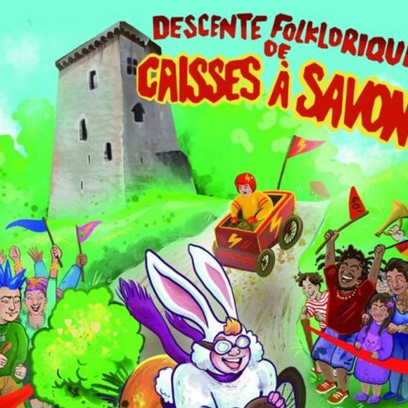 Descente folklorique de caisses à savon - ORTHEZ