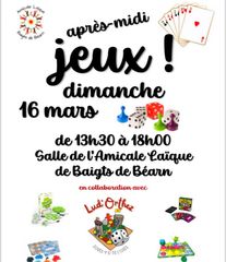 Après-midi Jeux de société - BAIGTS-DE-BEARN