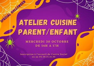 Atelier cuisine spécial halloween - MONEIN