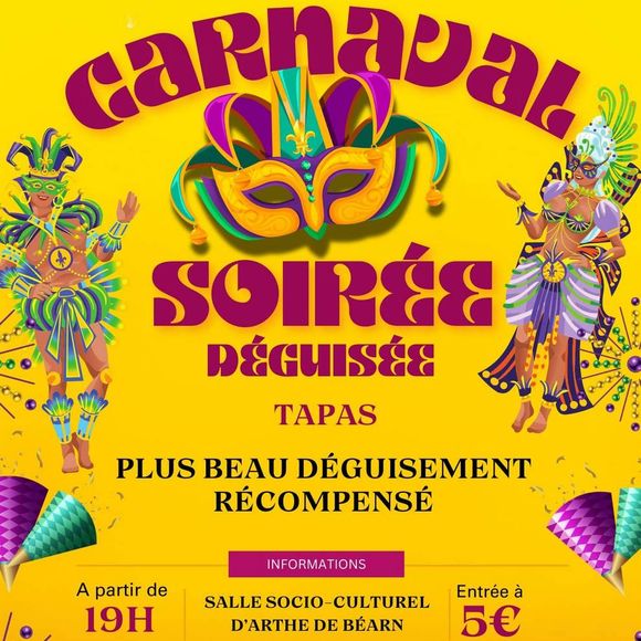 Carnaval : Soirée déguisée - ARTHEZ-DE-BEARN