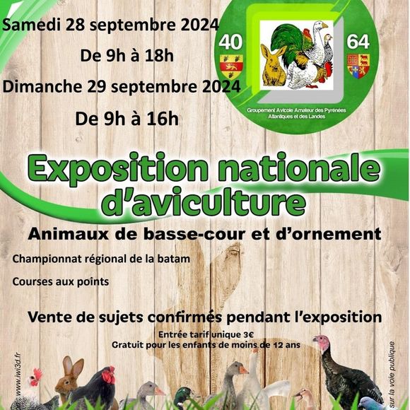 Exposition nationale d'aviculture - ORTHEZ