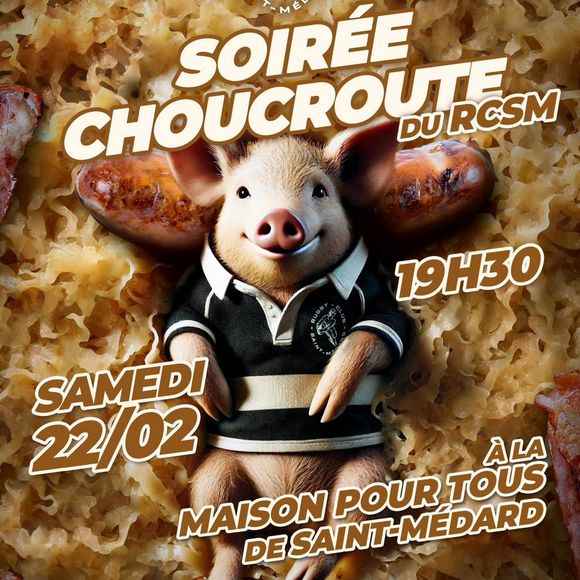 Soirée choucroute - SAINT-MEDARD