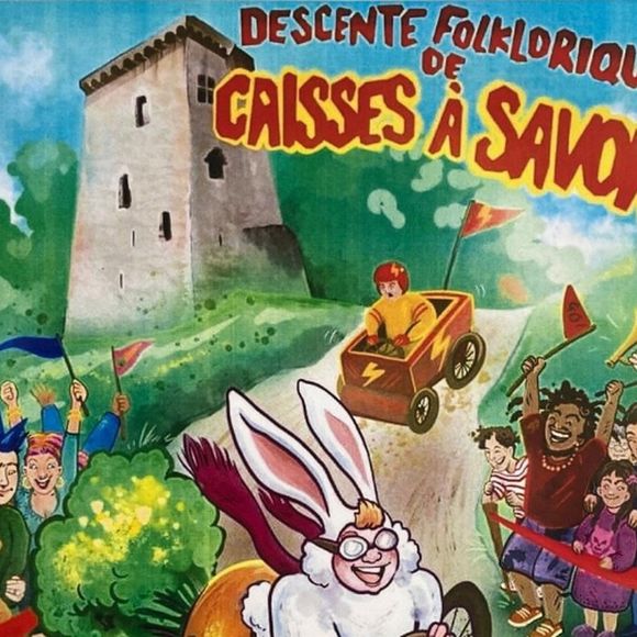 Descente folklorique de caisses à savon - ORTHEZ