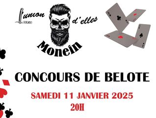 Concours de belote - MONEIN