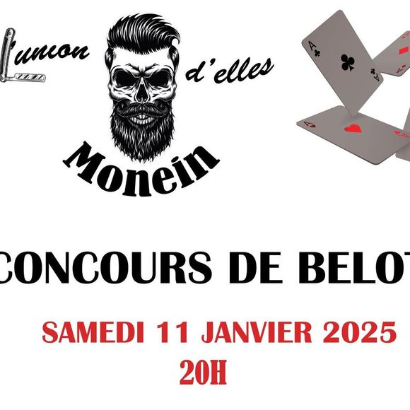 Concours de belote - MONEIN