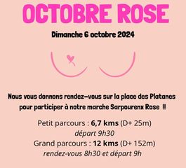 Marche pour Octobre Rose - SARPOURENX