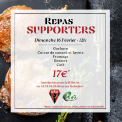 Repas des supporters - ORTHEZ