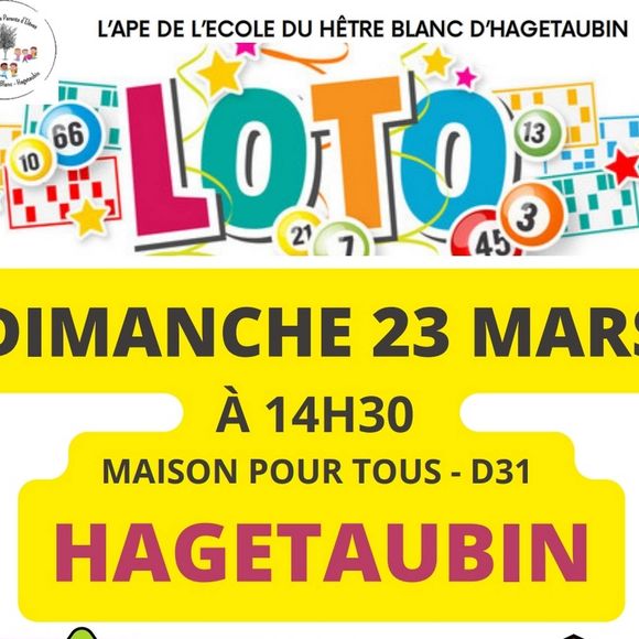 Loto des écoles - HAGETAUBIN