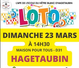 Loto des écoles - HAGETAUBIN