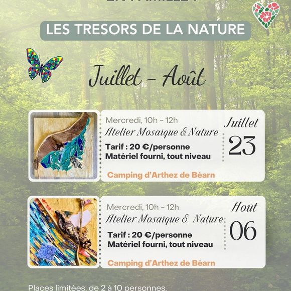 Atelier mosaïques et nature - ARTHEZ-DE-BEARN